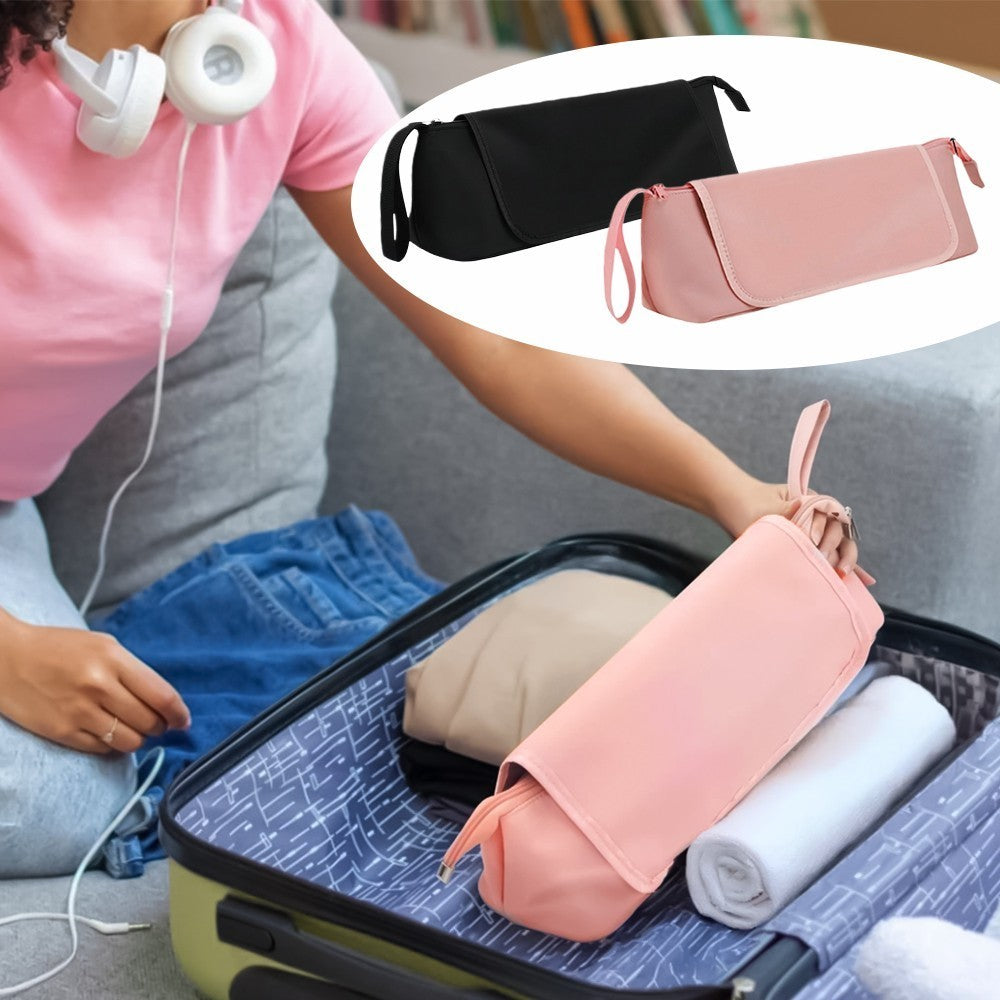 Travel Bag for Hair Straightener – Heatproof Mat & Flat Iron Carry Case