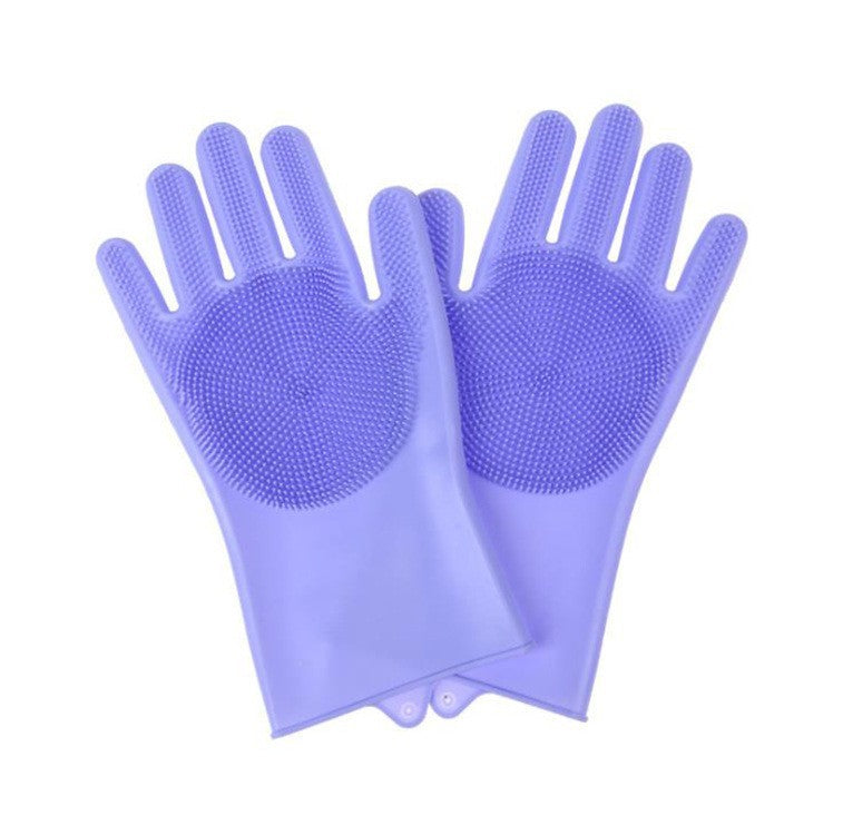 Portable Household Anti-Scratch And Anti-Bite Pet Bathing Gloves