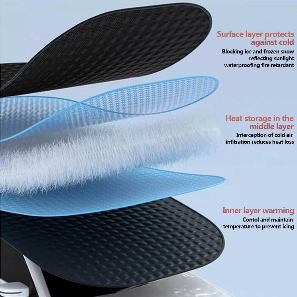 Magnetic Car Front Windshield Snow Cover Winter Anti Frost Ice Guard Protective