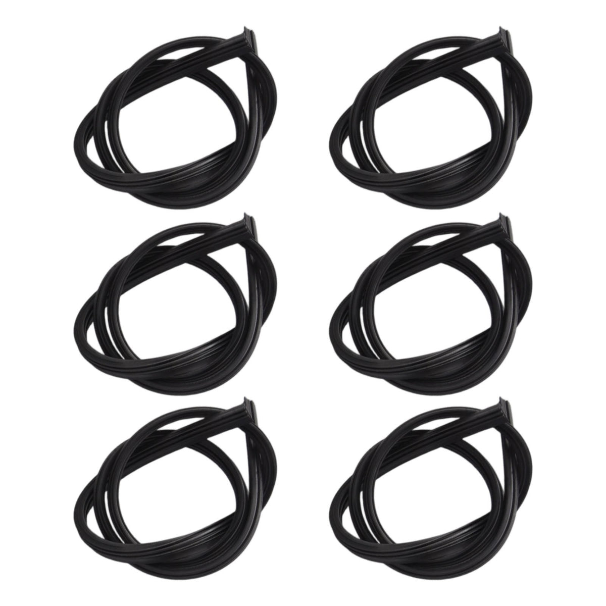 Enhanced Visibility with 32 Inch Wiper Replacement Rubbers Set of 6 Pieces
