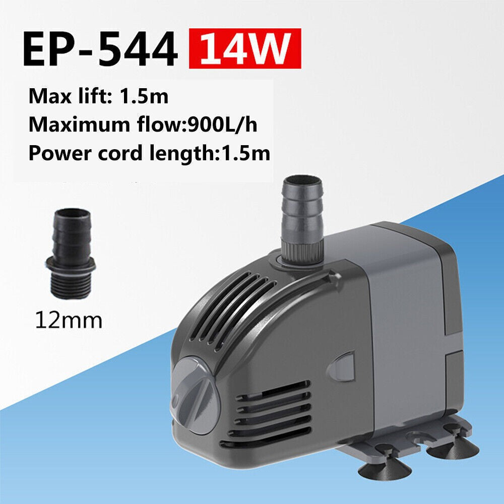 Water Pump Submersible Fountain Garden Pond Aquarium Fish Tank Feature