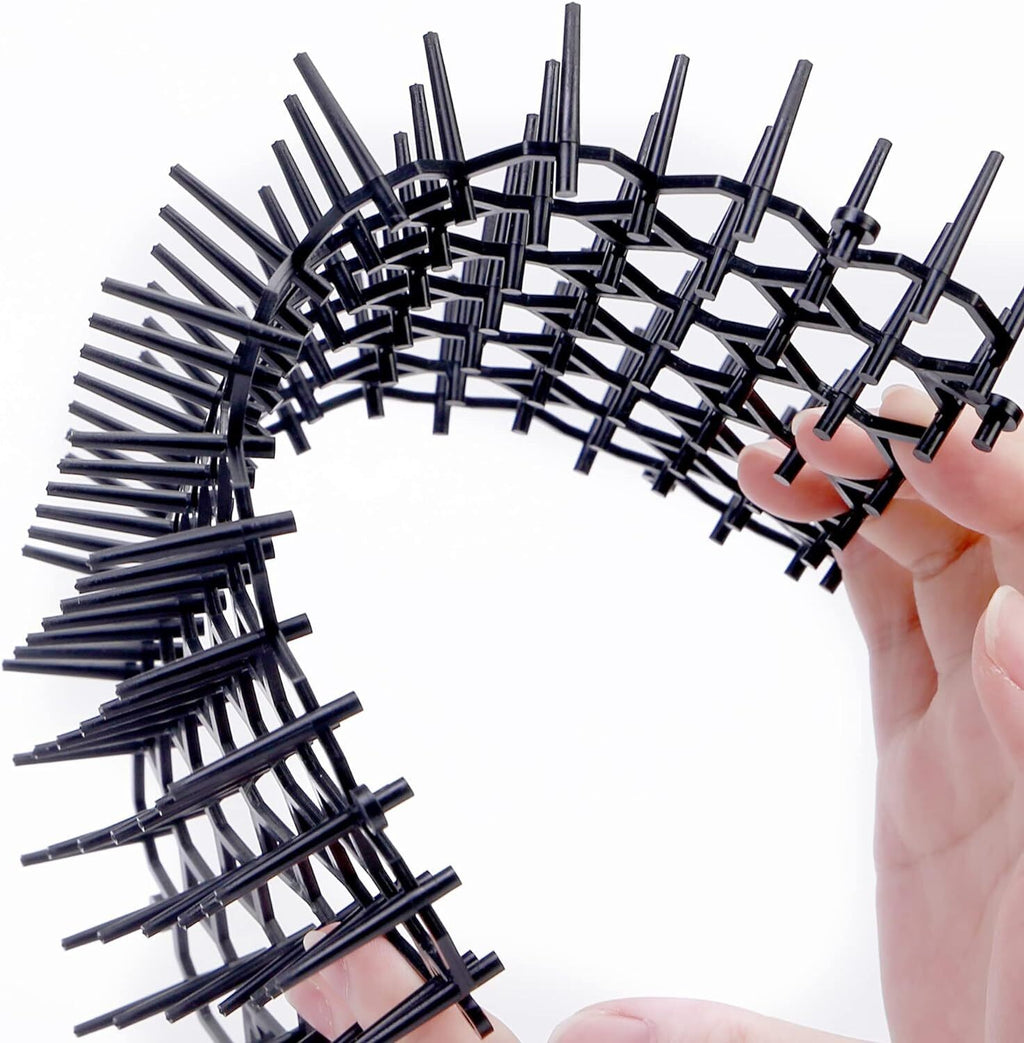 12X Cat Scat Mat Spike Anti-Cat Prickle Strip Deterrent Garden Repellent Animal