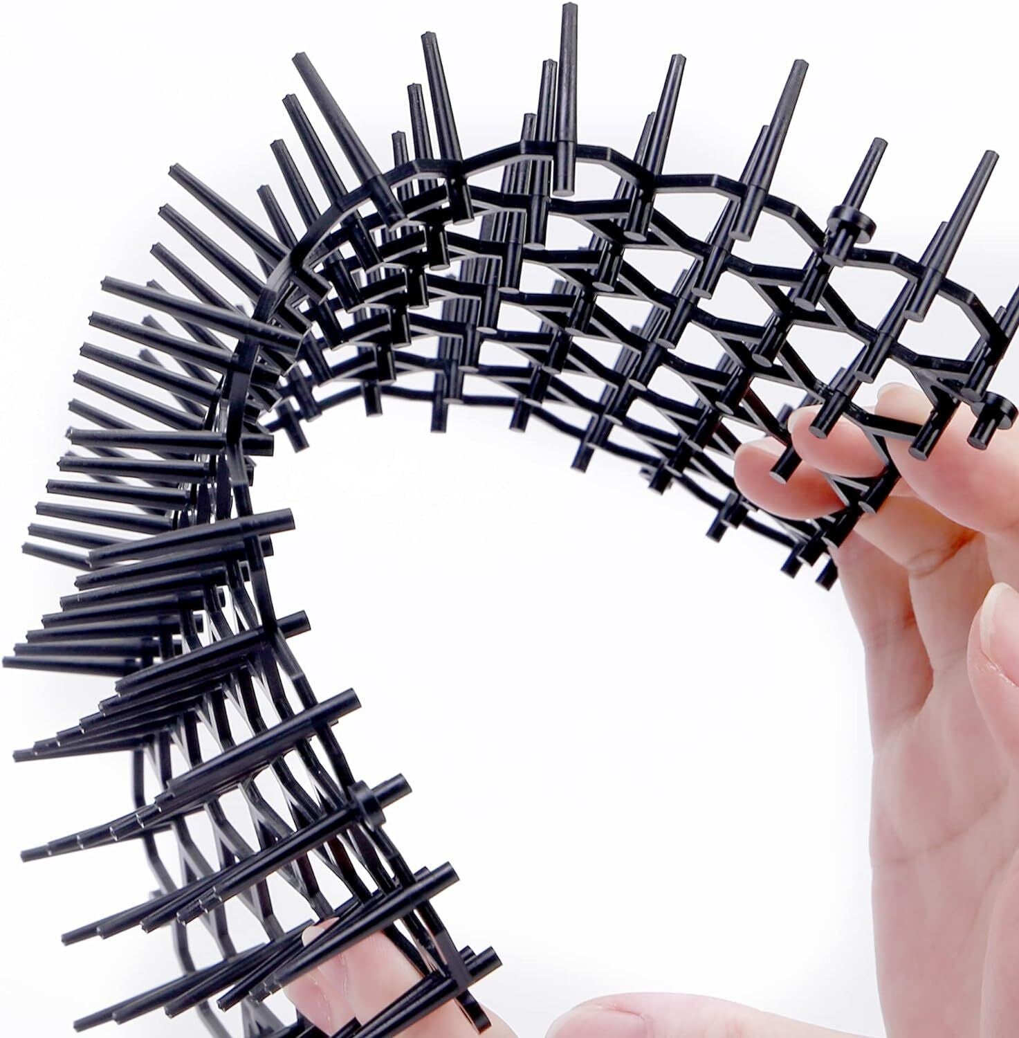 12X Cat Scat Mat Spike Anti-Cat Prickle Strip Deterrent Garden Repellent Animal