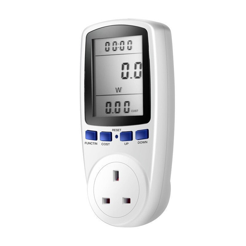 Electricity Power Consumption Meter Energy Monitor Watt Analyzer Kwh UK Plug-in