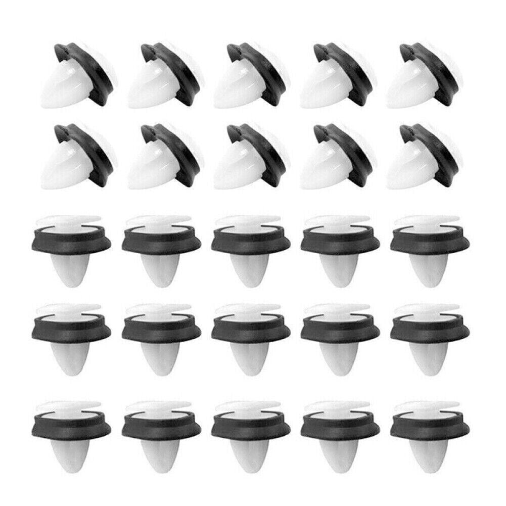 50x Side Door Moulding Panel Trim Clips Plastic For Citroen Relay Peugeot Boxer