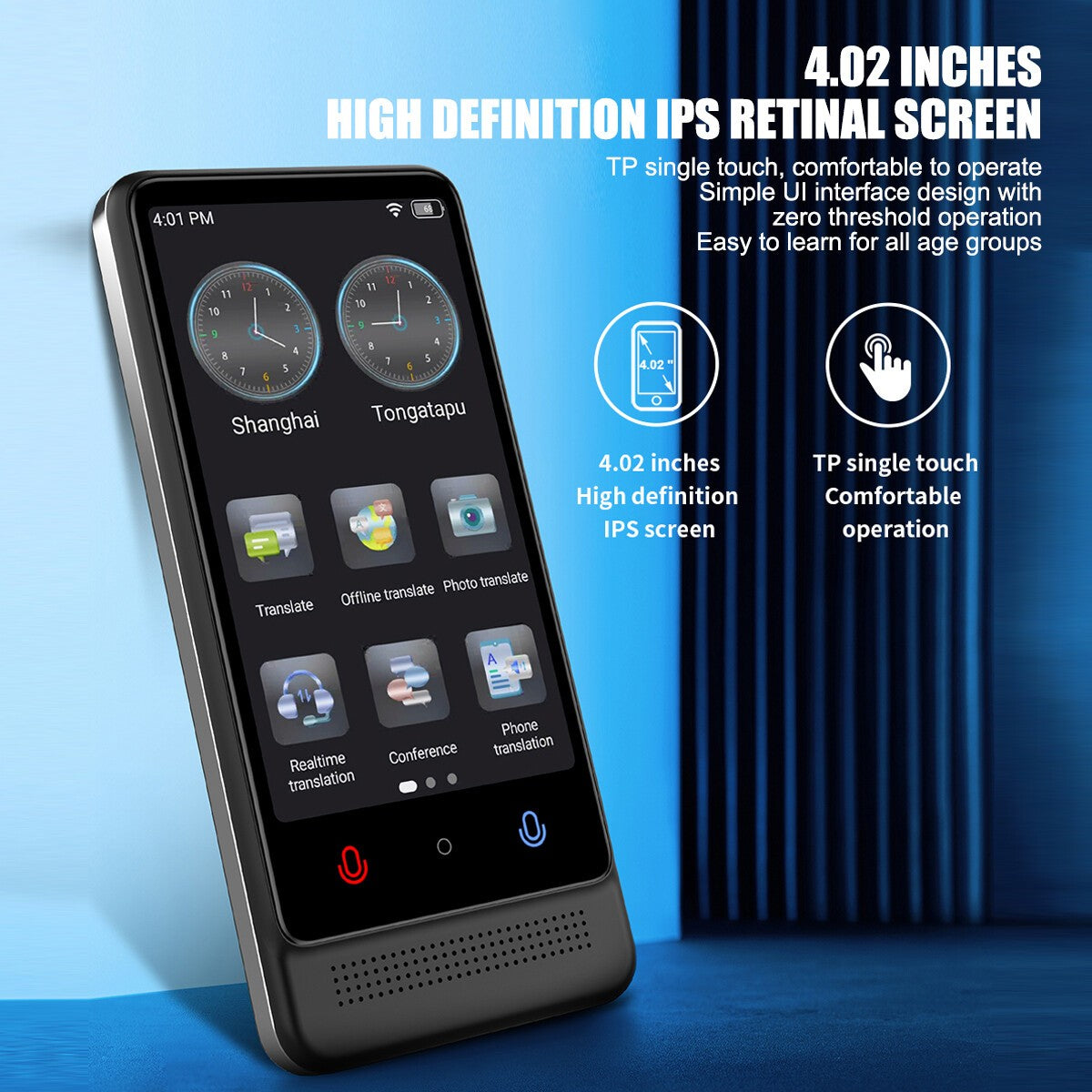 2026 Language Translator Device Real-time Smart Instant Voice 137+ Languages -UK