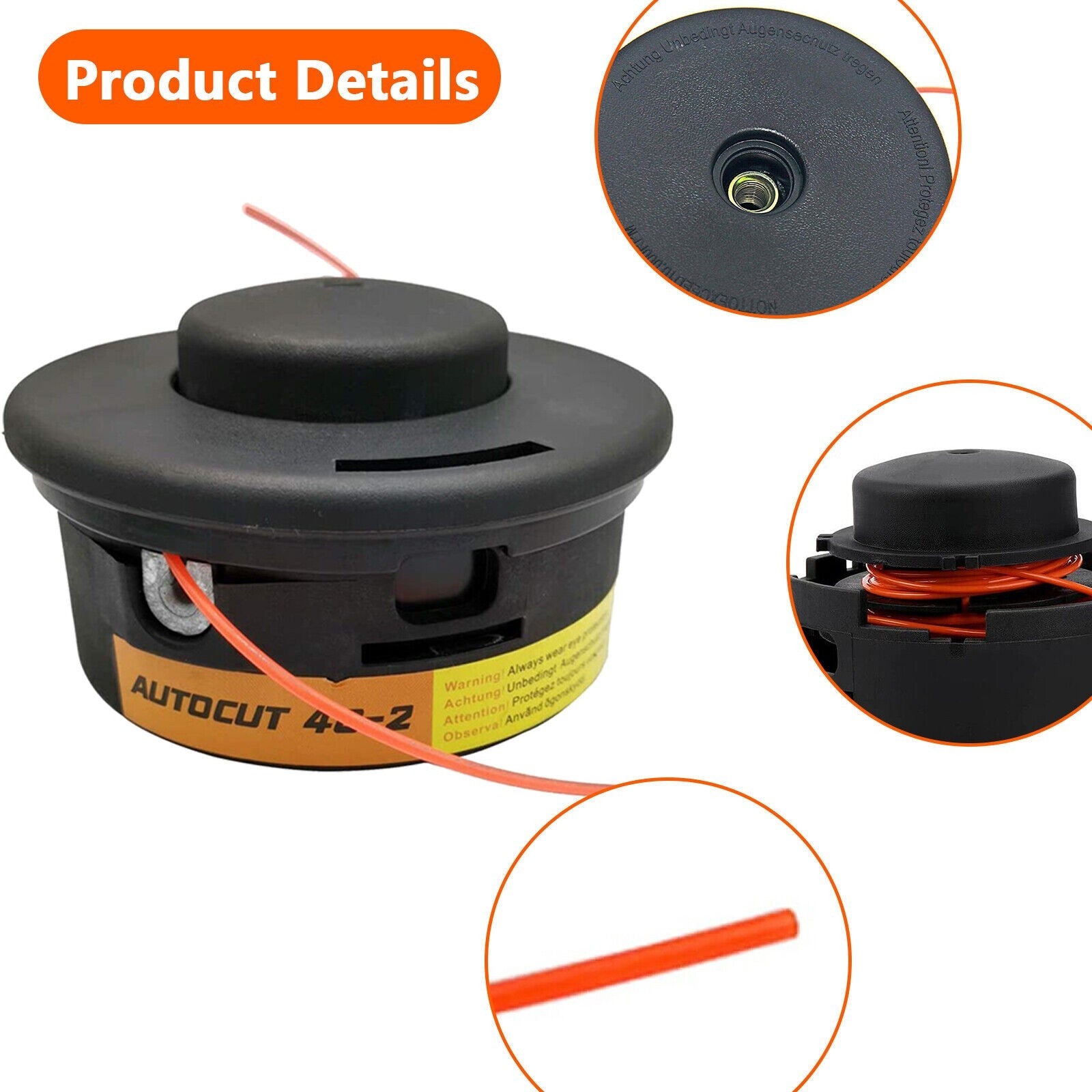 1/2pcs Autocut 40-2 Trimmer Head For Stihl FS160/220/280/350/400/460/480
