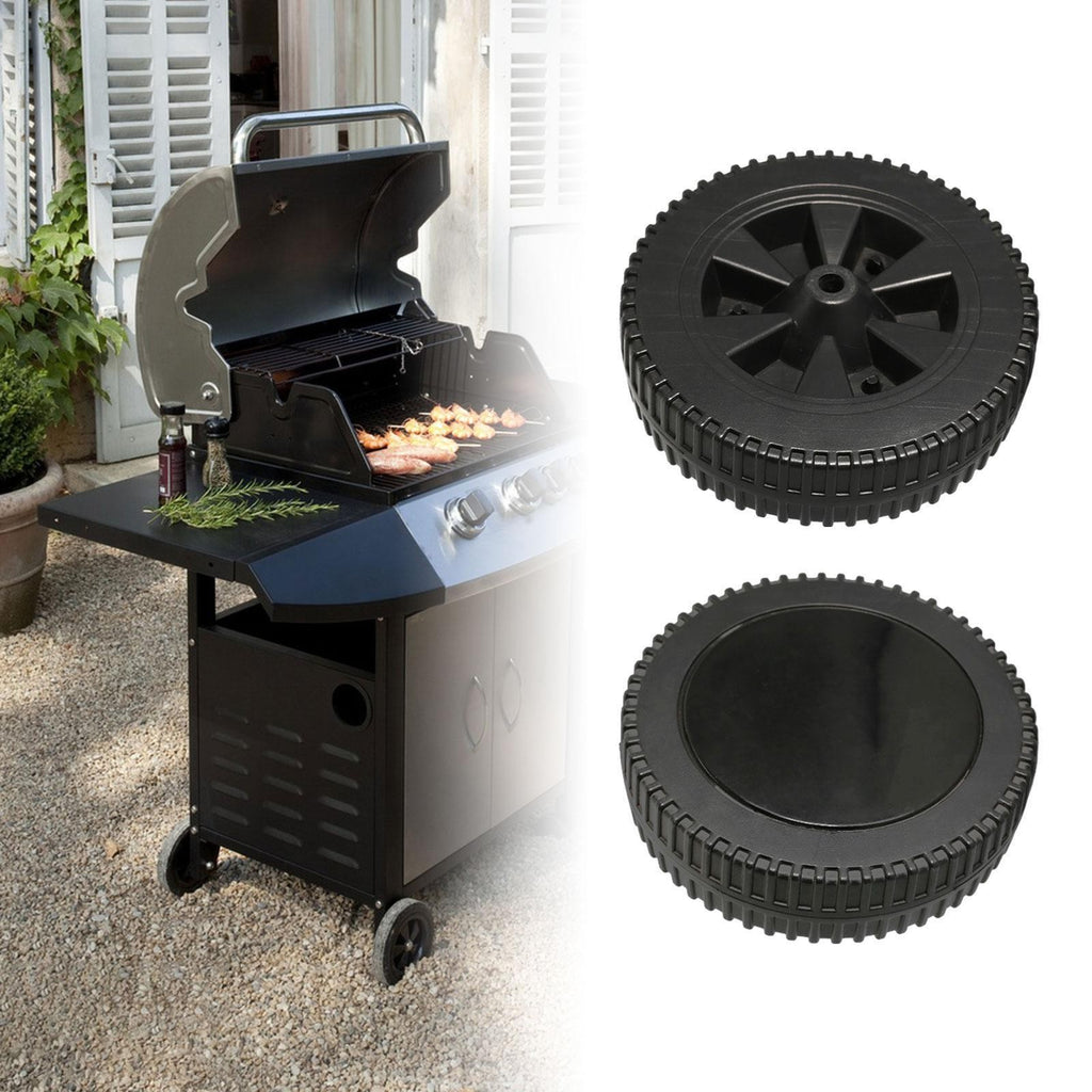 2Pcs BBQ Grill Wheels Width 4cm Replacement 7 inch for Patio.*