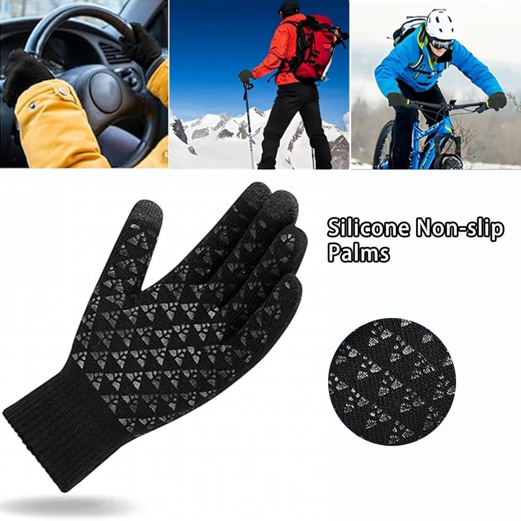 Electric Heated Gloves USB Rechargeable Insulated Warm Thermal Gloves Winter UK