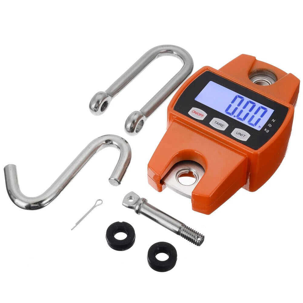 Mini Crane Scale Weight 300kg Heavy Duty Hanging Hook Scales Portable Scale