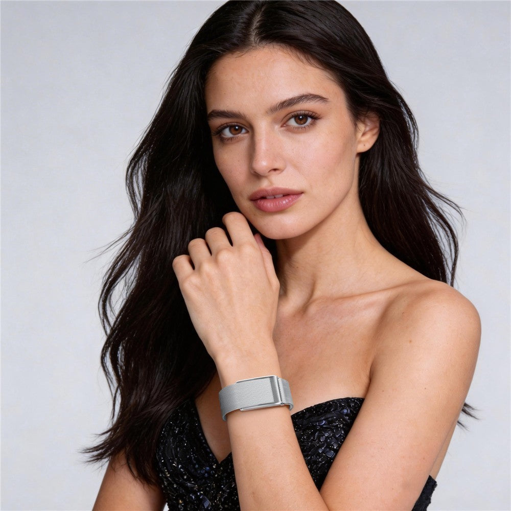For Whoop 5.0  Milanese Loop Strap Bracelet Stainless Steel Mesh Band