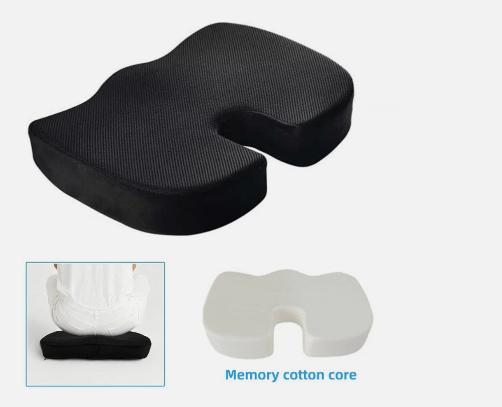Coccyx Back Pain Relief Memory Foam Office Chair Cushion Seat Pillow