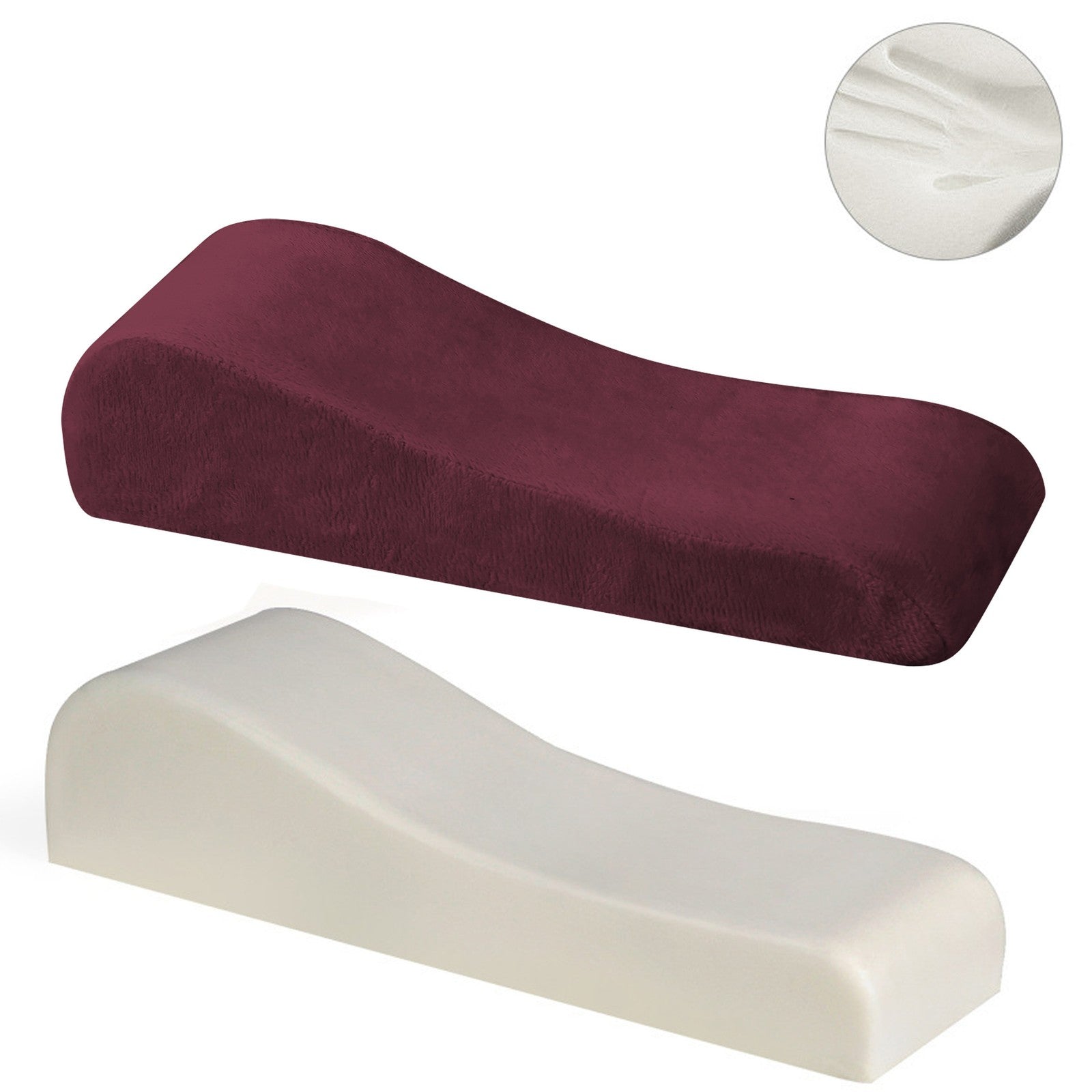 2 Pack Office Chair Armrest Pads Covers with Memory Foam for