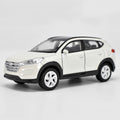 1:36 Hyundai Tucson SUV Model Car Diecast Toy Cars Boys Toys Kids Gifts White