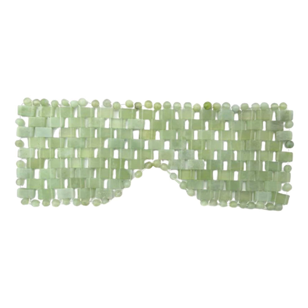 Natural Jade Eye Mask Curtain Face Massager Sleep Mask Stone