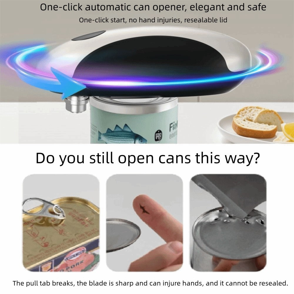 Rechargeable Automatic Can Opener Portable Kitchen Gadgets  Seniors