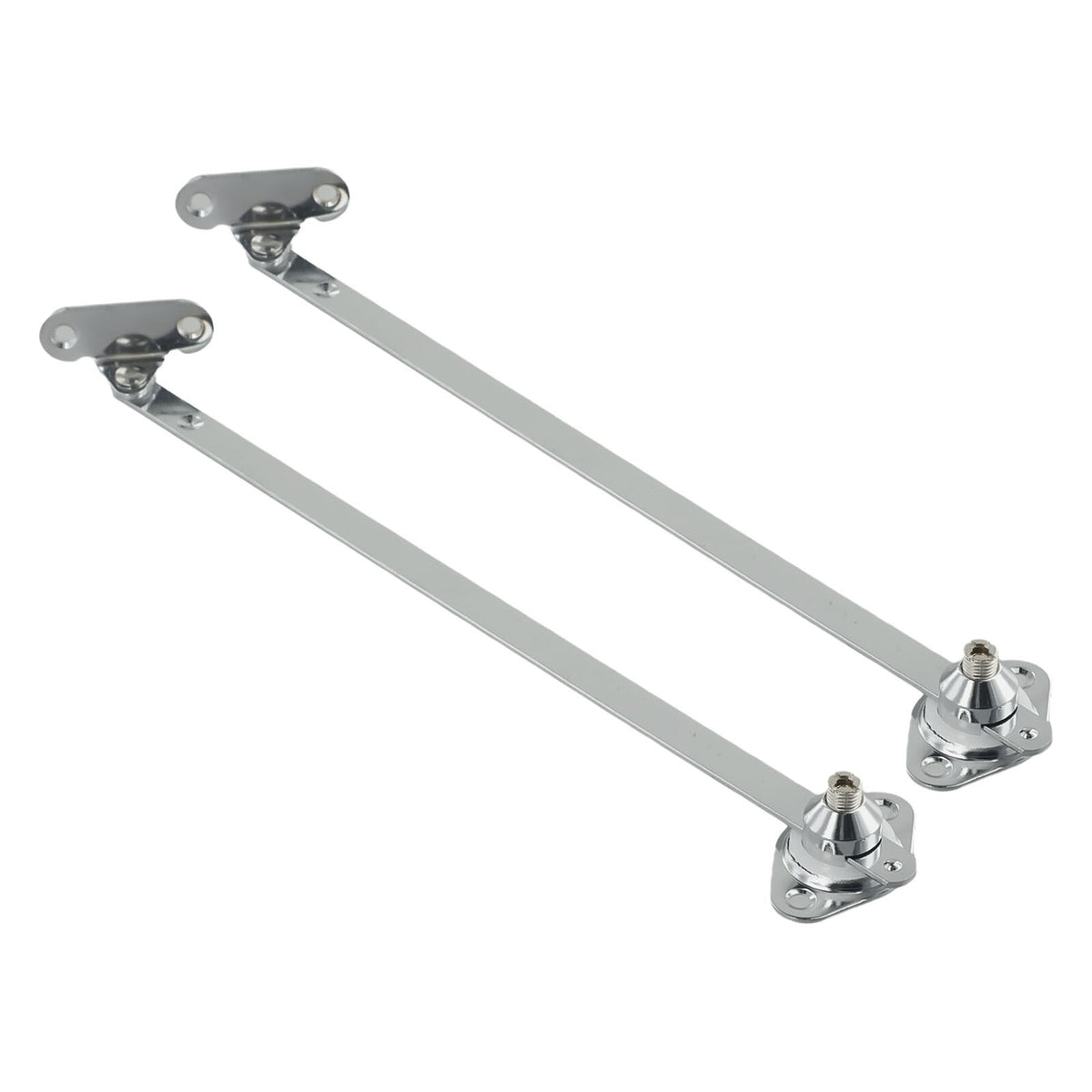 2 pcs Cabinet Cupboard Door Flap Stay Hinge Down Drop Lid Support Sliding Rail
