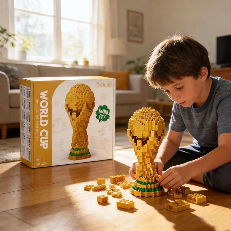 FIFA WORLD CUP Building Blocks, World Cup Trophy Building Blocks Gift