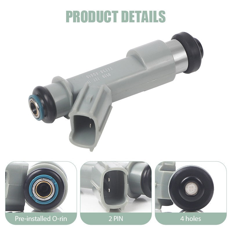 3X Fuel Injector For Toyota Aygo Citroen C1 Peugeot 107 23250-0Q010 23209-09030