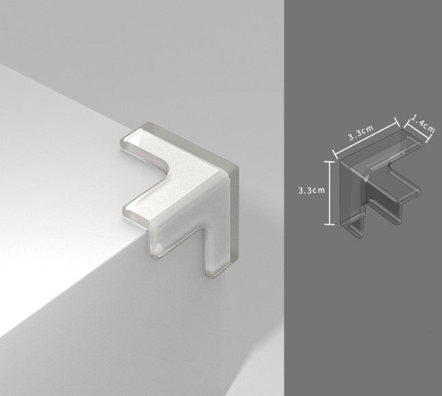 Transparent Anti-Collision Table Corner and Edge Guards