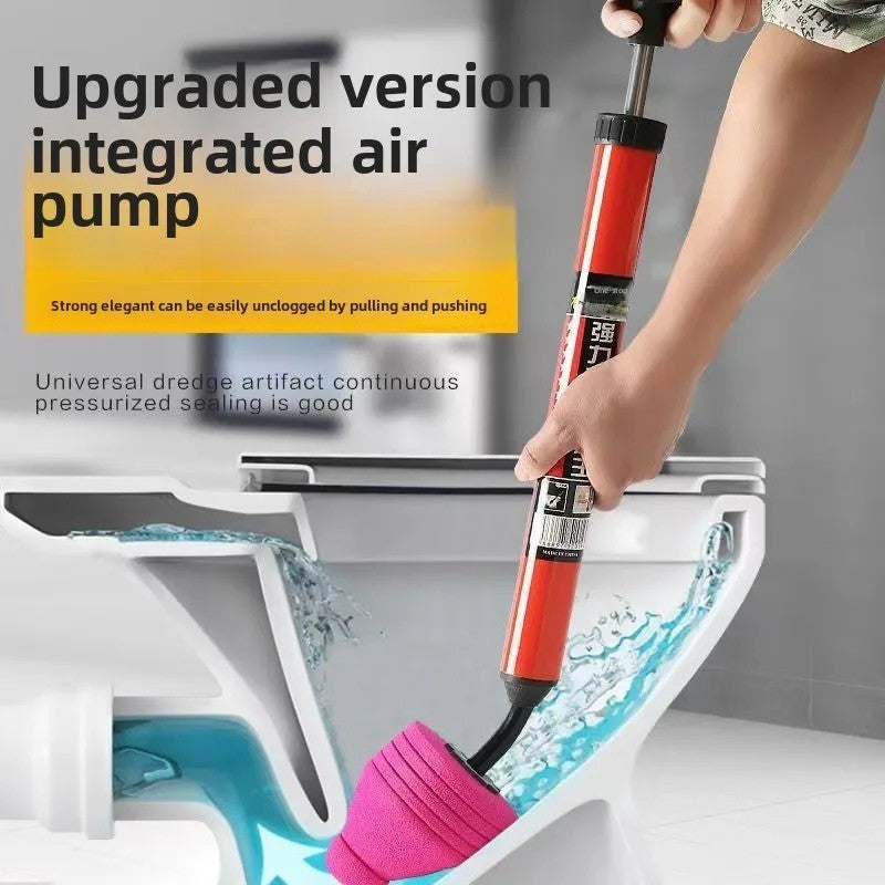 High Pressure Toilet Unblocker 120psi Air Plunger Sink Drain Pipe Sewer Opener