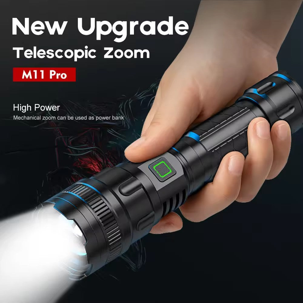 Super Bright USB Rechargeable LED Flashlight  Torch Tactical Lamp UK