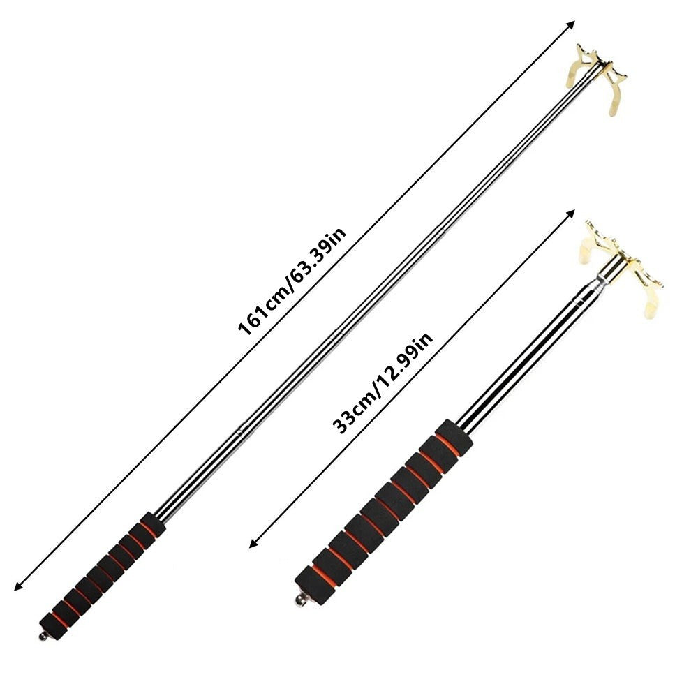 Retractable Billiards Cue Stick Bridge With 3PC Bridge Head Pool Cue Accessories
