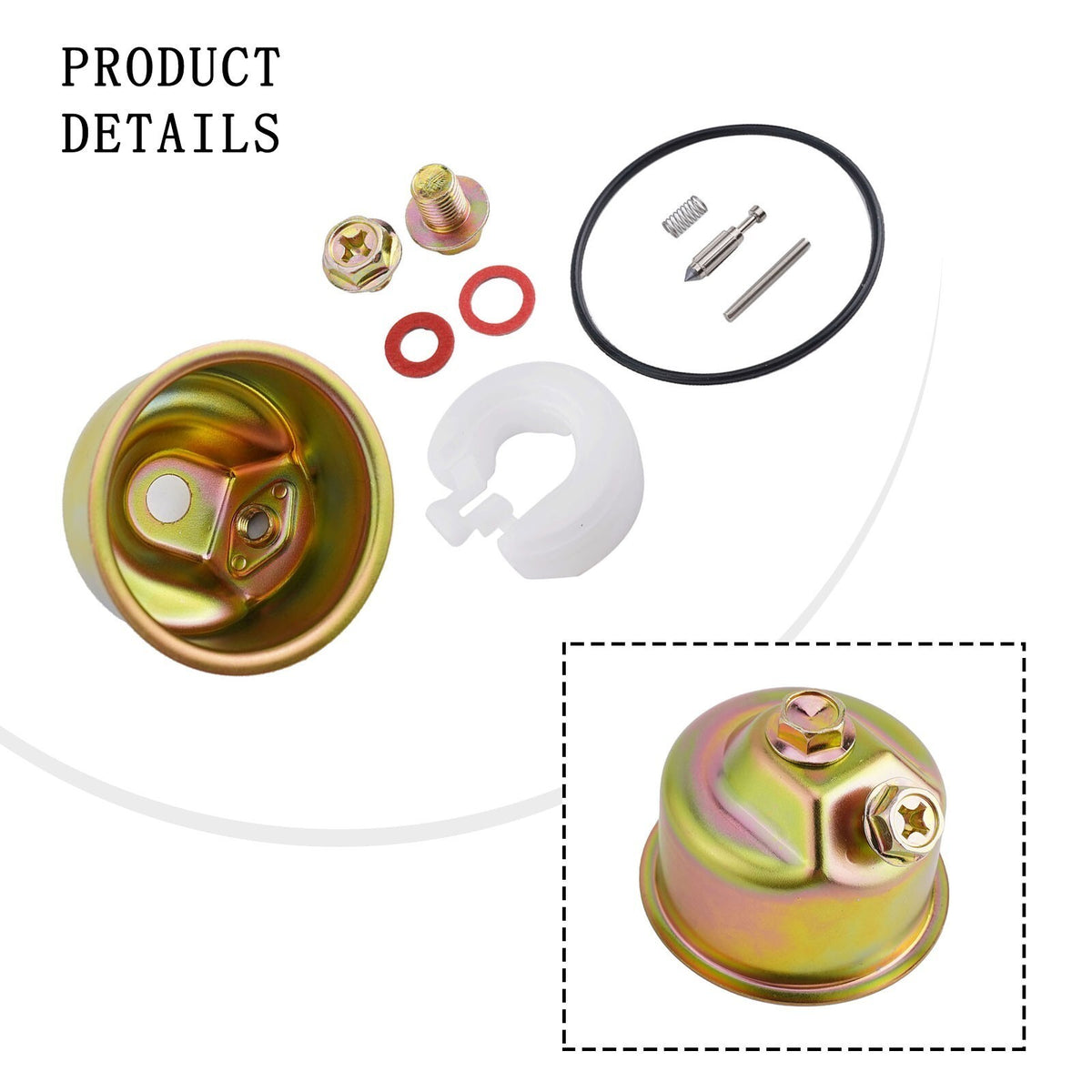 Bowl Gasket Carburetor Kit Float Pin Generator Carburetor Lawn Mower Carburetor