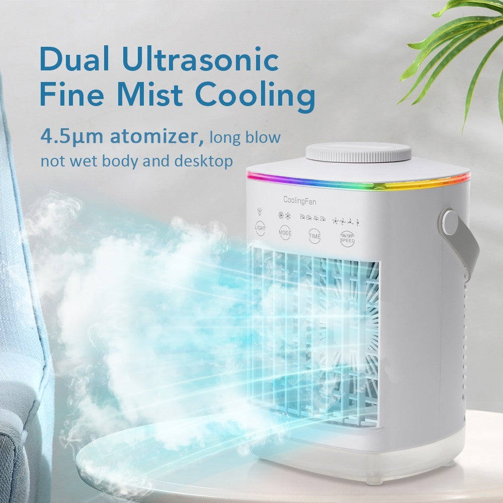 Portable Air Cooler Fan Evaporative Ice Cold Cooling Air Conditioner Humidifier