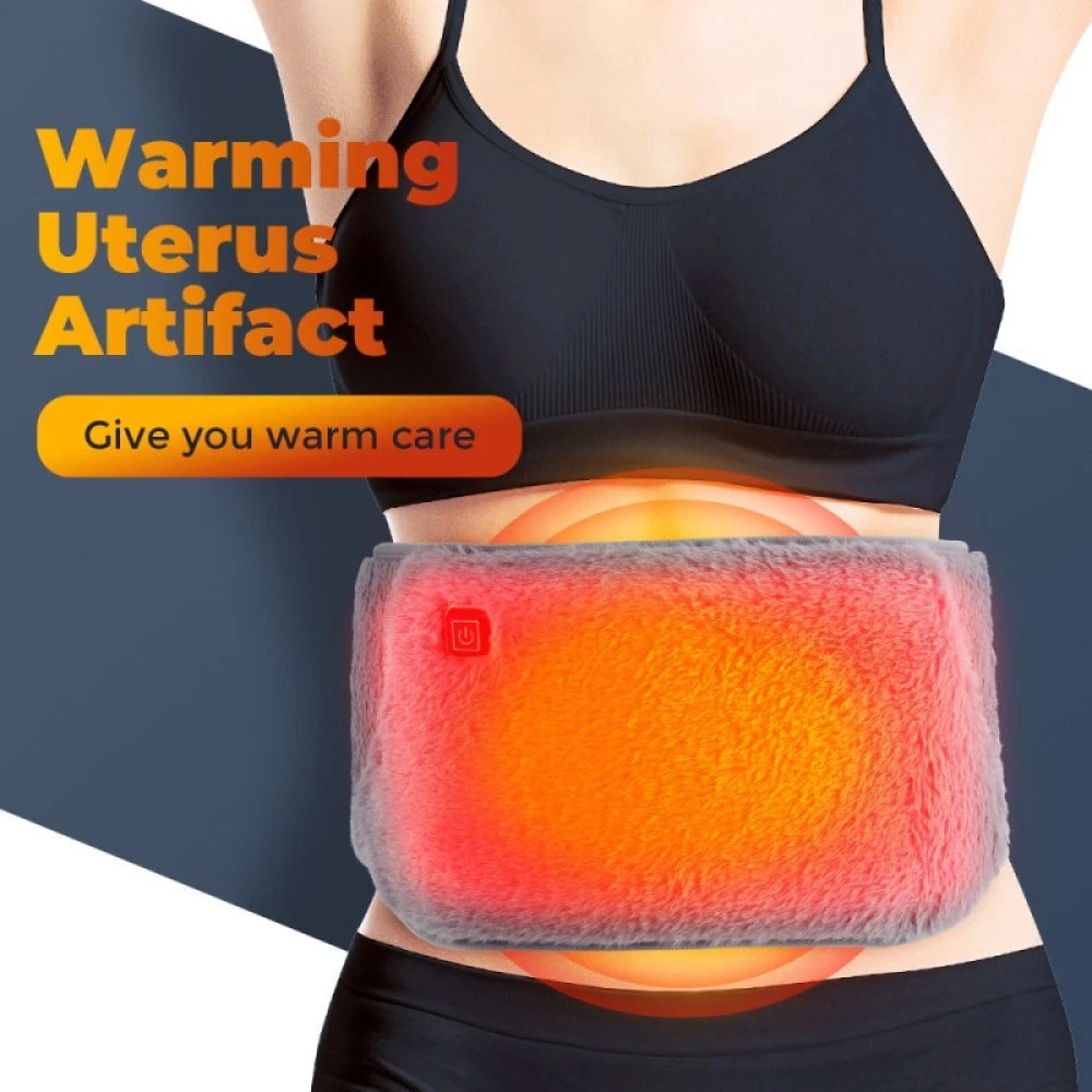 Electric Heating Waist Belt Wrap Lower Back Heated Belt Lumbar Therapy Heat Gift