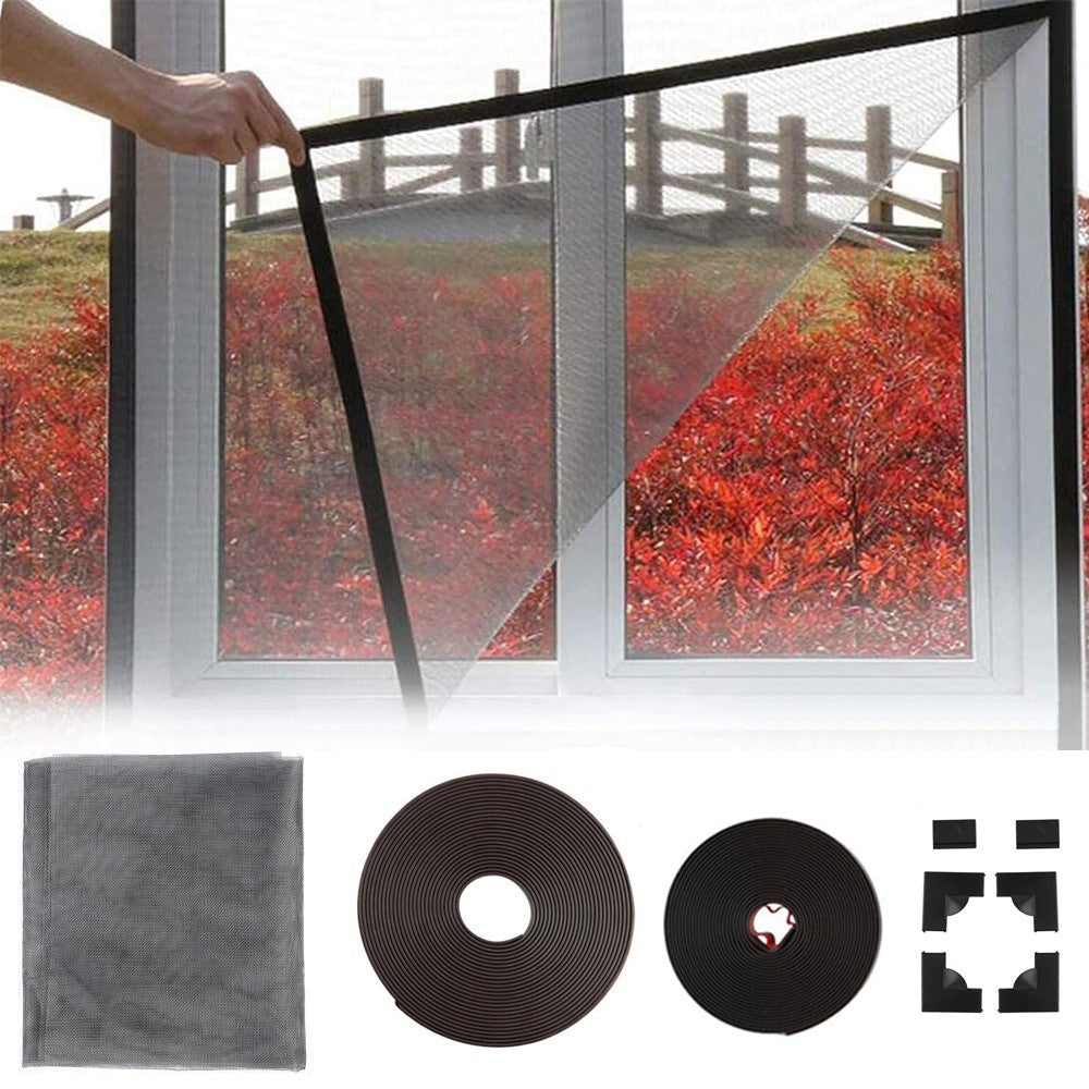 Magnetic Window Insect Screen Mesh Net Fly Mosquito Bug Netting Moth Cover UK