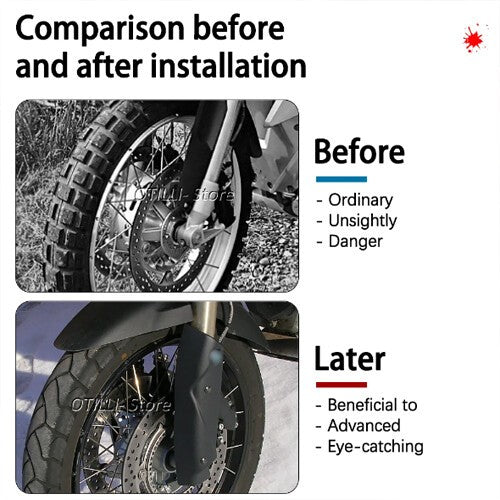 For BMW R1150 R1200GS AD Motorcycle Front Fork Guards Protectors Lower Cover Set
