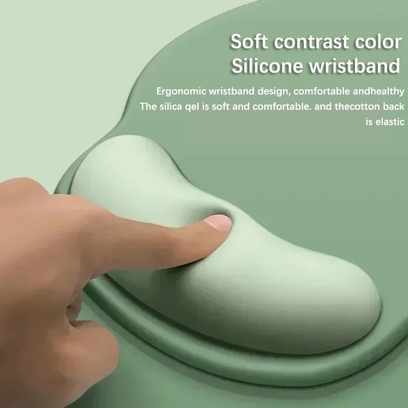 Ergonomic Wrist Rest Mouse Pad Comfortable Wrist Support Non Slip Mice Mat Soft