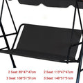 Replacement Part For Swing Seat Cover Garden Swinging Bench/Hammock 2 Seaters