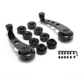 Pair Universal Black Car Truck Window/Door/Winder Riser Crank Handle Riser Alloy