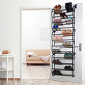 Over The Door Shoe Storage Organiser 36 Pair Hanging Hook Shelf Rack