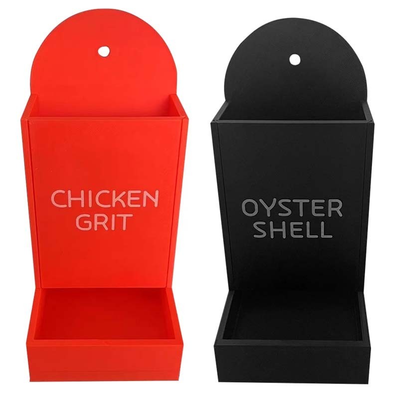 Chicken Poultry Feeder Chick Dispener Bird Hen Hangable Wind Proof Lid Legs 6kg