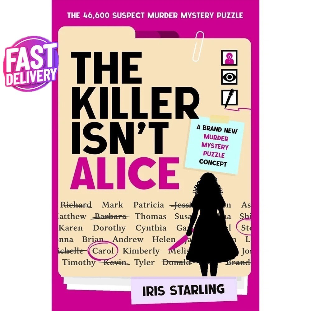 NEW The Killer Isn't Alice: the 46,600 Suspects 18 Clues Murder Mystery Puzzle*
