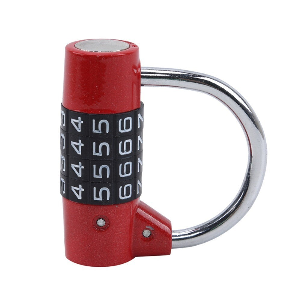 Zinc Alloy Combination Lock 4 Dial Digit Number Code Lock Password Lock Travel