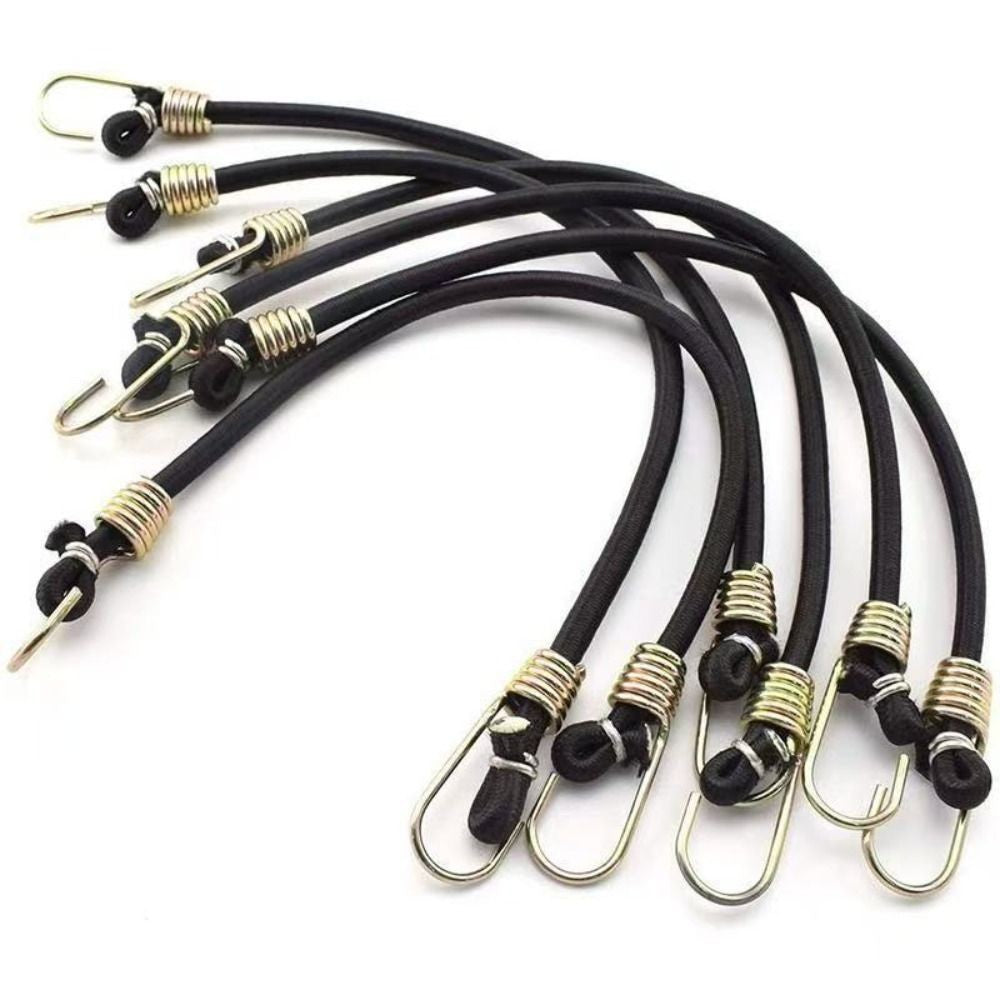 10 PCS Mini Bungee Cords 10-Inch Rubber Strap Short Elastic Rope  Car Tents