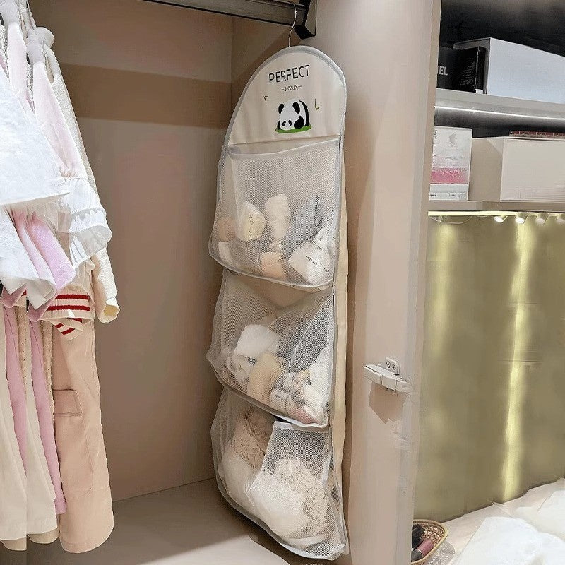 Underwear Sock Bra Organizer Mesh Storage Bag Closet Hang Holder Dormitory Home