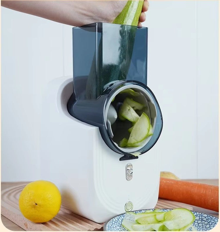 Electric Salad Slicer Fruit Cutter Vegetable Cheese Grater Tool Chopper Maker UK