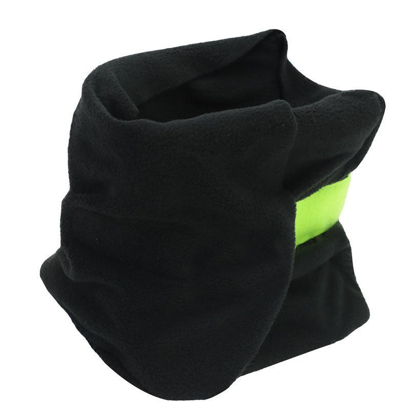 New Memory Foam Travel Neck Pillow for Plane Car Bus - black 11.8"