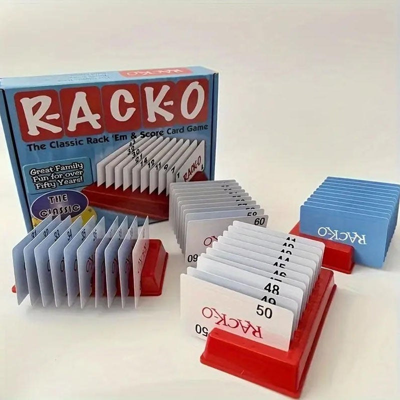 RACK-O Card Game - Family Game Night Kids 8+ & Adults - Retro Classic