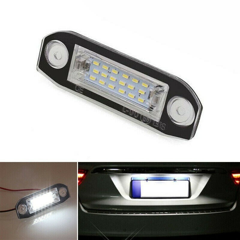 Pair LED Number License Plate Lights Bulbs For Volvo V70 V60 S40 XC60 ERROR FREE