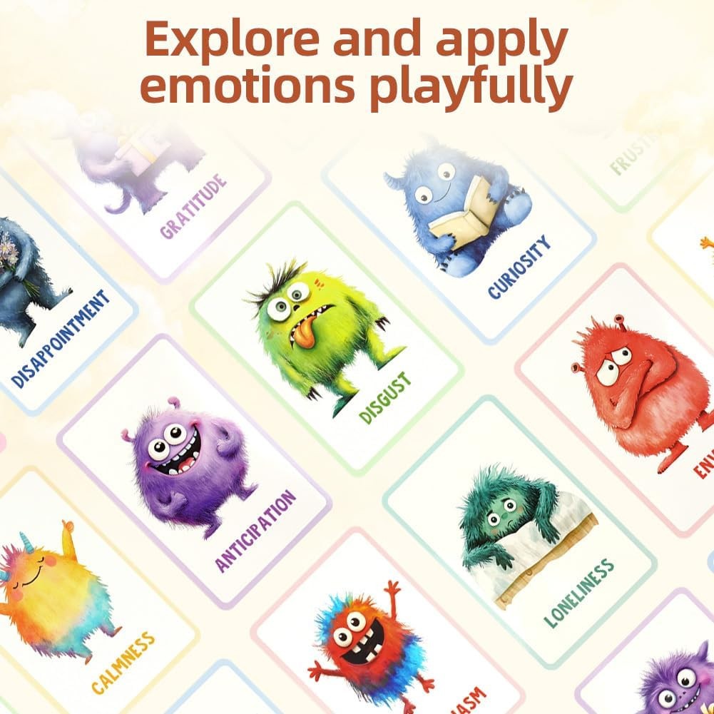 Emotion Cards for Children,32 PCS Flash Cards for Toddlers,Children'S Mindfulnes