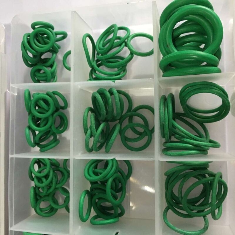 270Pcs 18 Size Air Conditioning Rubber O-Ring Seal Assortment Kit Air Con Green