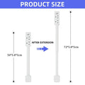 Electrical Outlet Extender Stick Power Socket Expander Rotates 180°
