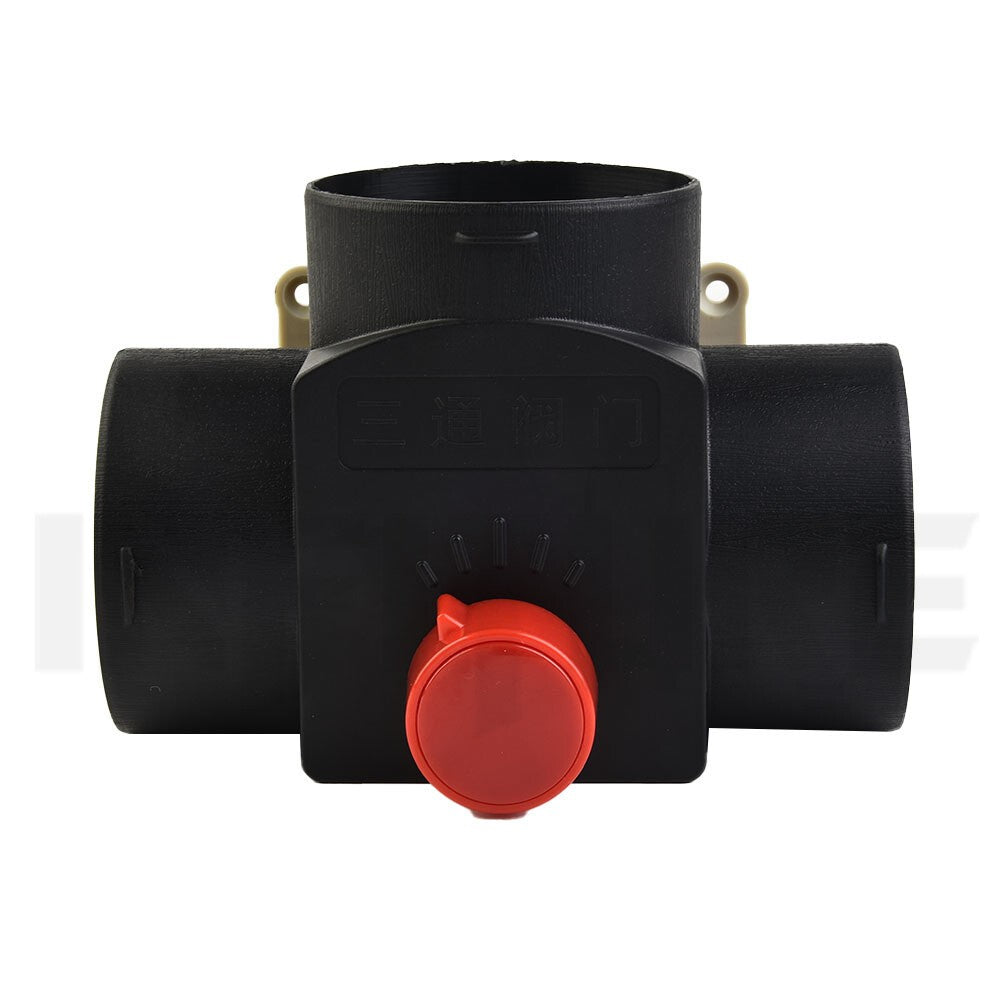 75mm T Branch Ducting Splitter w/ Regulating Flap Valve For Eberspacher Webasto