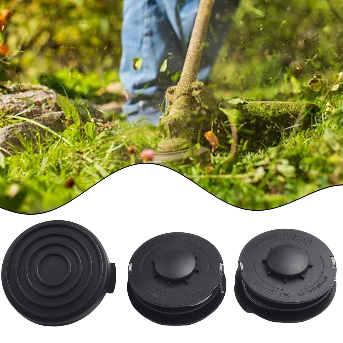 For ALDI Gardenline Grass Trimmer Spool Line Cover Solid and Long Lasting